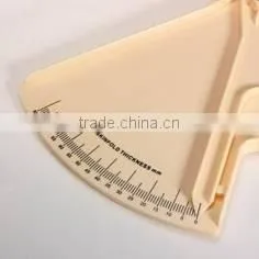 0-80mm Slim Guide Skinfold Caliper Measure Body Fat Tester for Health Tools photo-2