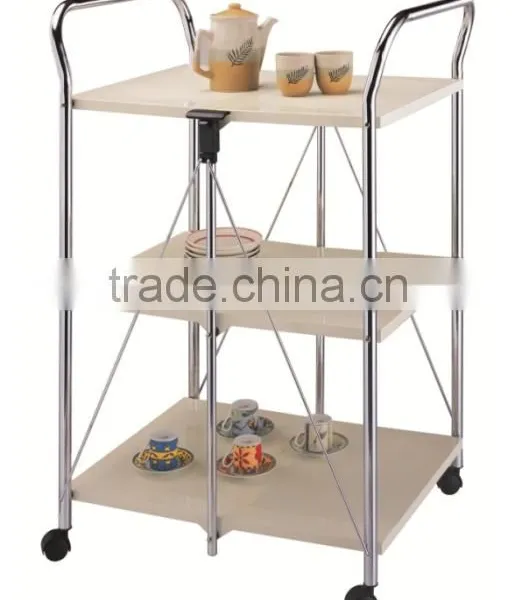 Kitchen Stand Kitchen Shelf, Magazine Rack, Easy Move Metal Storage Rack photo-5
