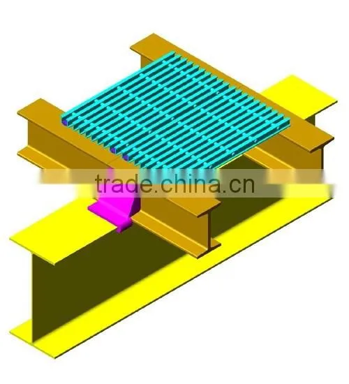 FRP GRP Fiberglass Assembled Structural Gratings Platform Anticorrosion photo-2
