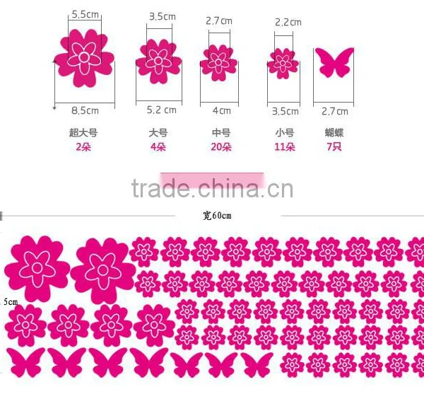 Collocation Photo Wall PVC Can Remove Fiowers Wall Stickers,DIY Ornamental For Home Decor Walls With Photo Frames photo-4