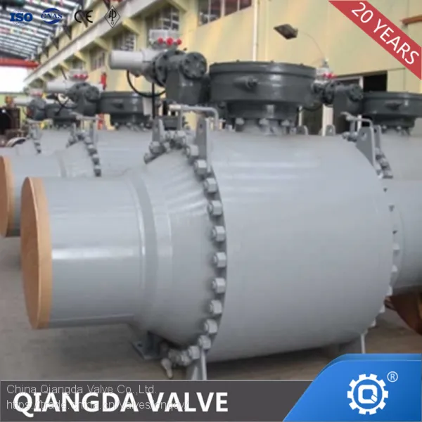 Api6D Fully Welded Pipeline Trunnion Mounted Ball Valve photo-3