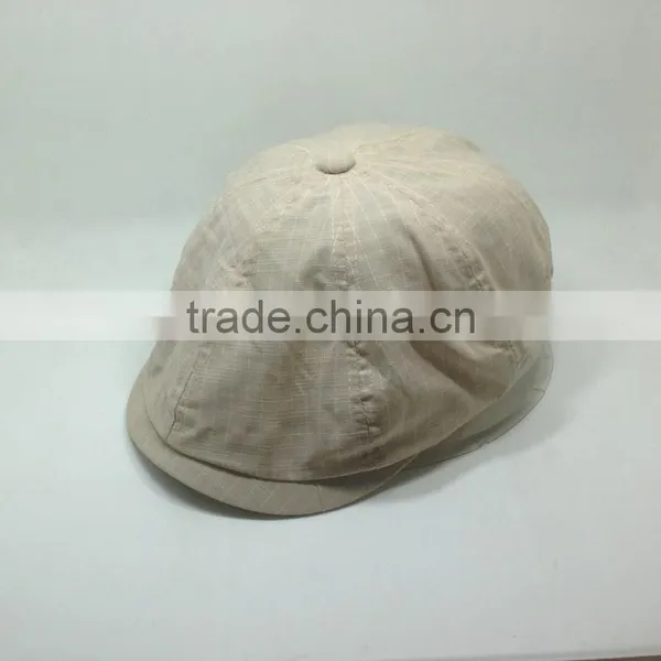 Common Fabric Beret With Checked Style Unisex Beret Cap photo-3