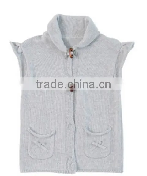 V-neck Fashion Baby Sleeveless Sweater photo-5