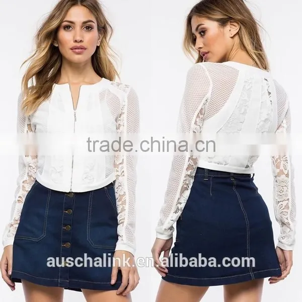 2016 Best Selling New Style Women Lace Jacket Wholesale photo-6