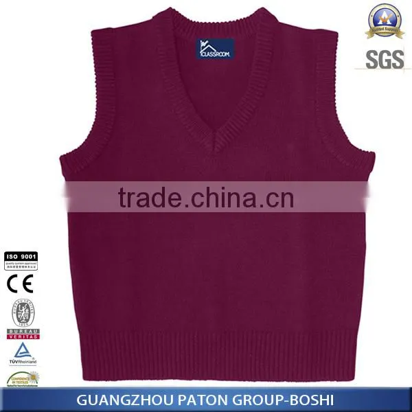 Boshi Profesional OEM Knitwear Sweaters v Neck Acrylic Sweater photo-4