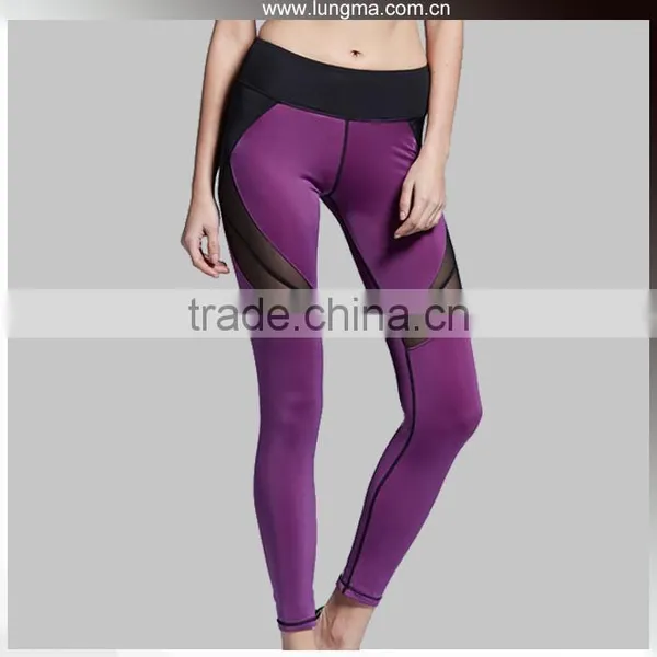 (Top Quality) Custom Yoga Comprssion Running Pants For Sports photo-2