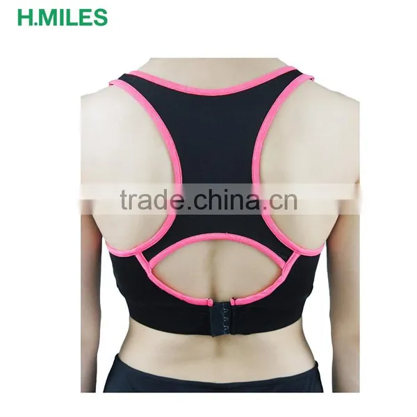 Custom Blank Push up Hot Sexy Girls Gym Fitness Ladies Sportwear Yoga Sports Bra Top photo-3