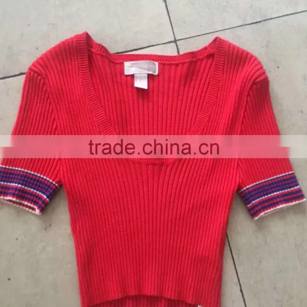 Yiwu Stocklots Ladies Branded Knitted Cashmere Sweater Suit photo-2