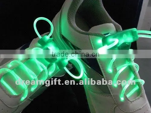 2015 Flashing LED Shoes Laces Light in the Dark Best Saling Outdoor Products (Battery Included) Cheap Price Factory Price photo-2