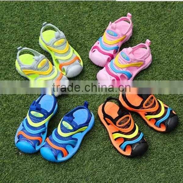 Zm40145b Fancy Wholesale Soft Sole Footwear Protective Sandals for Baby Kids photo-2