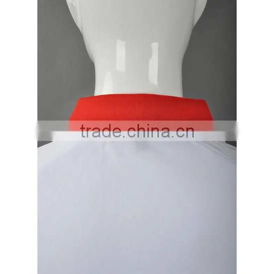 ANSI 100% Cotton White Women Sexy Polo Shirts photo-3