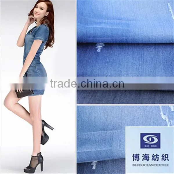 T-408A Cotton Spandex Denim Fabric 7oz photo-2