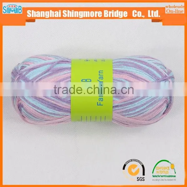 Knitting Yarns China Factory Direct Wholesale Oeko Tex Certified 100% Acrylic Knitting Tape Yarn With High Quality but Low Price photo-4