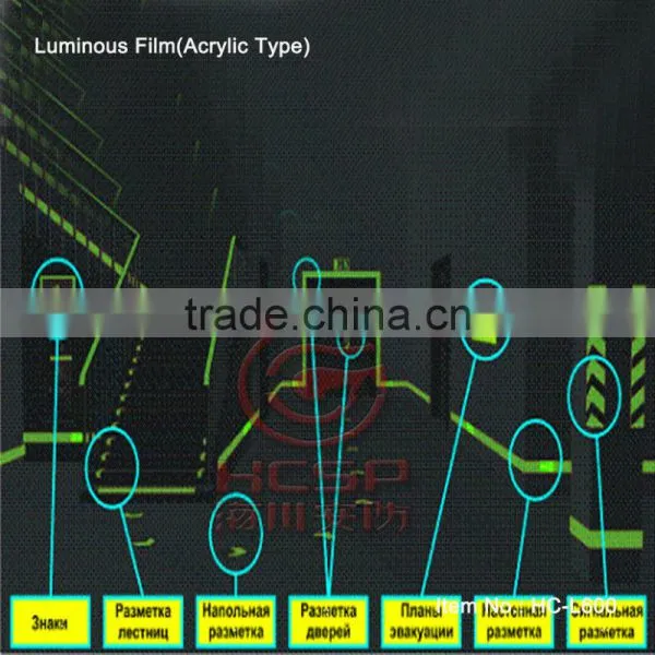 Photoluminescent Sheeting Acrylic Type 6 Hours Luminous Film for Safe Guiding photo-2