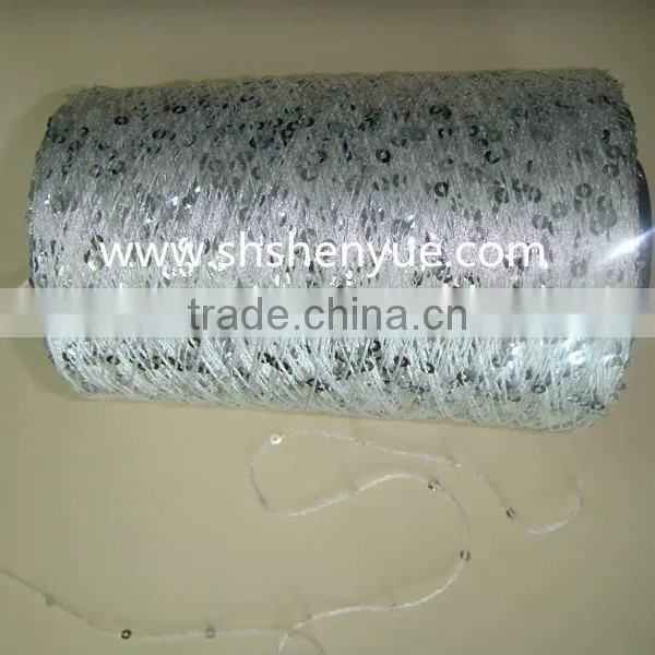 100% Polyester Thread With PET Spangle Sequin Roll for Garments photo-2