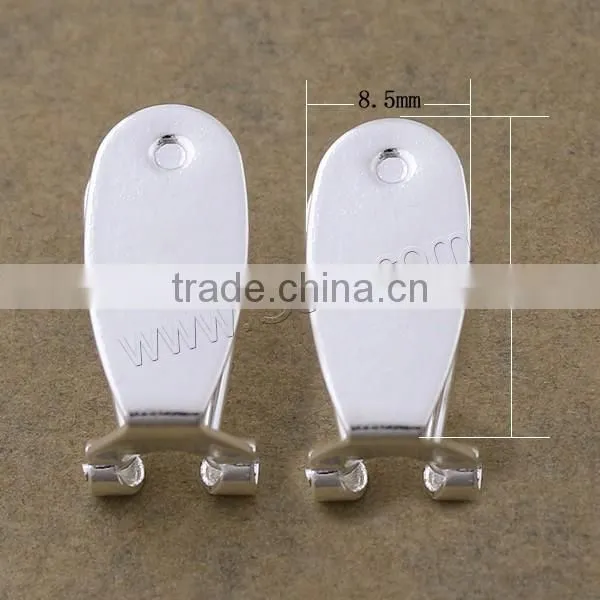 Wholesale Jewelry Brass Fingernail Earring Posts Component photo-2