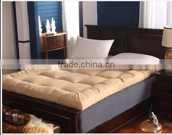 White Goose Down and Feather Filled Mattress Topper Bed Mattress photo-6