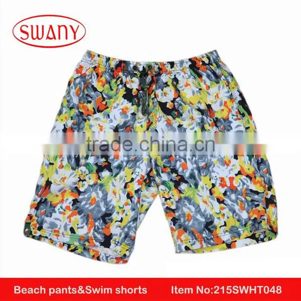 2016 Summer Fashion Microfiber Beach Wrap Pants With Pocket Hot Men Swimwear