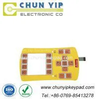 Customizable Keypad Membrane Switch With Window Display