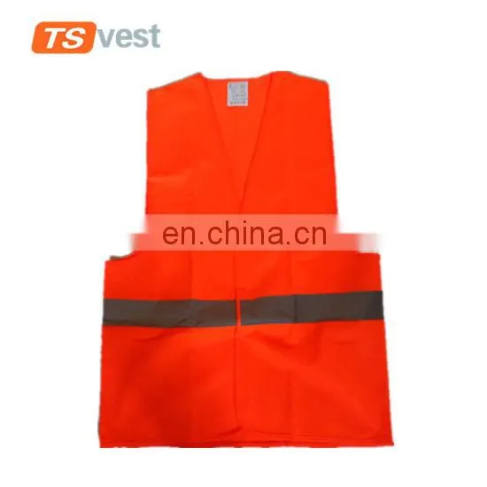 Orange Warning Reflective Outside Wearing Safety Vest
