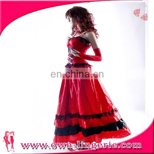 Top Quality Make Adult Performance Costume Red Wedding Costumes Party Adult Professional Costumes photo-2