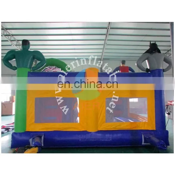Wholesale Sports Equipment / Superman Kids Inflatable Castle Tent /inflatable Jumping Castle Combo photo-2
