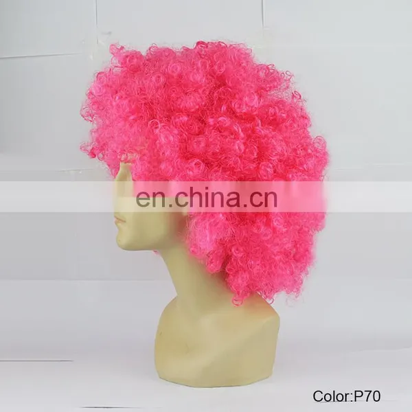 Party Supplier Accessories Big Pink Afro Wig PC41 photo-2