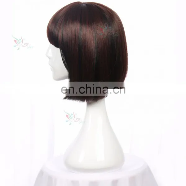 Styler Brand Sexy Ladies Cosplay Party Wigs for Sale Brown Color Short Bob Wig photo-2