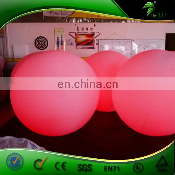 Hot Sale Vinyl Giant LED Beach Ball Inflatable Glow Air Balloon photo-2