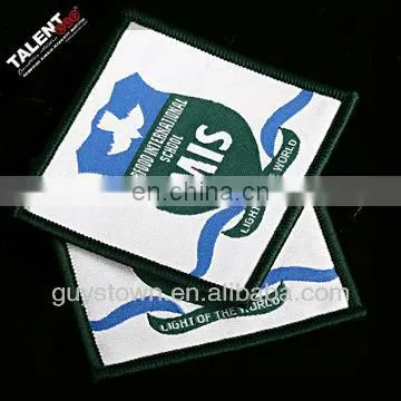 Custom Individual Design Weaving Label Patch Woven Badges for Garment photo-2