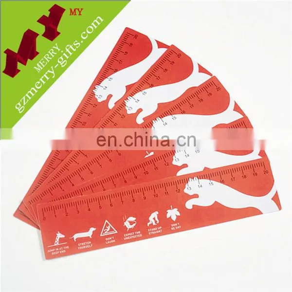 Promotional gifts colorful logo custom printed scale ruler / folding plastic ruler