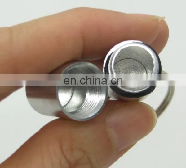 Waterproof Aluminum Medicine Pill Container Box Bottle Case Key Chain Holder photo-6