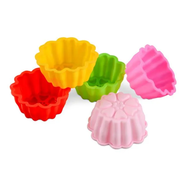 Free Sample Food Grade Heat Resistant Nontoxic Silicone Cake Mold Baking Mousse Pudding Chocolate Mold Tool Flower Shape photo-4