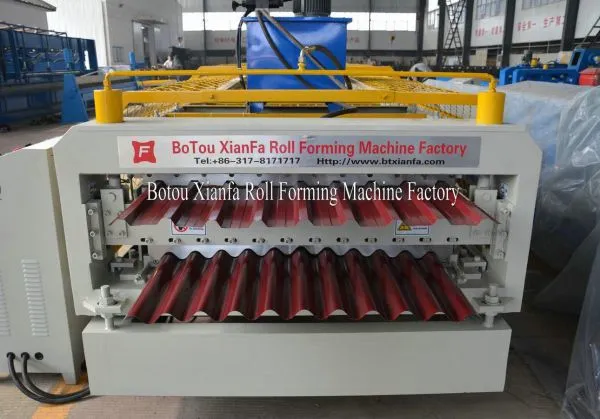 IBR Double Galvanized Roof Steel Corrugating Machine photo-4