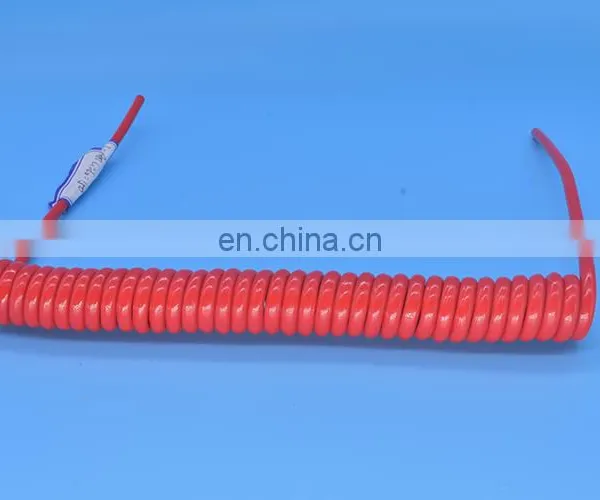 Trailer Wire Electrical Spiral Cable 7 Core Spiral/truck Cables Coil Low Voltage Flexible Retractable Spiral Spring Coiled Cable photo-3