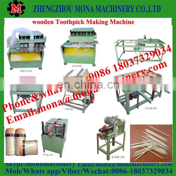 Wooden Toothpicks Product Line /bbq Stick Making Machine photo-4
