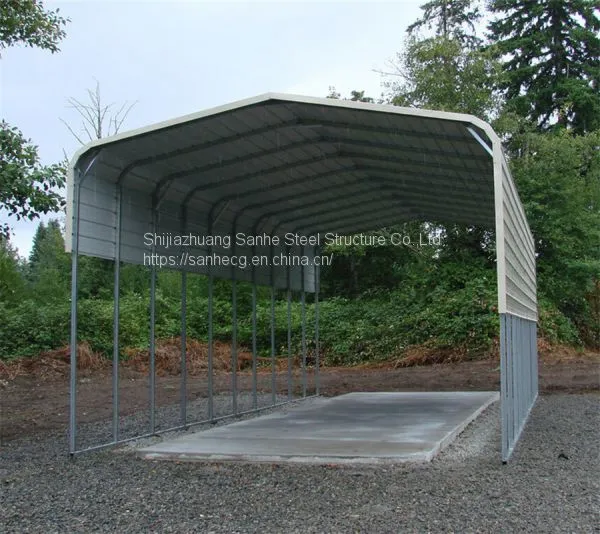Pipes Shade Structure Carport Cheap Prefab Metal Shelter for Boat photo-3
