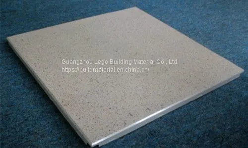 Aluminum Gusset Integrated Ceiling Peach Wood Grain Exhibition Center photo-3