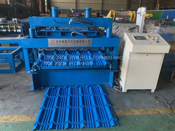 Steel Glazed Tile Double Layer Cold Roll Forming Making Machine photo-5
