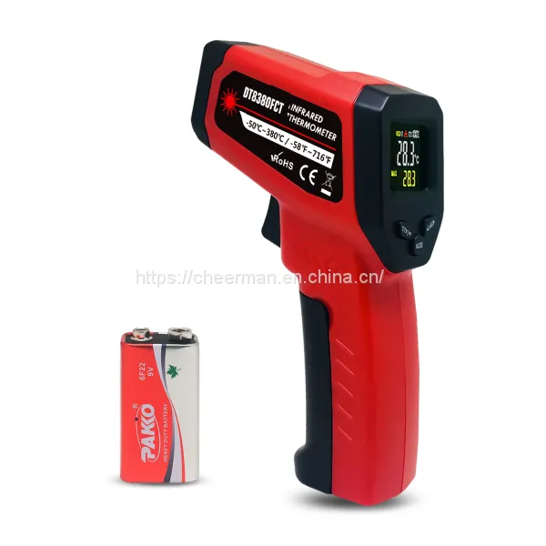 DT8380FCT Color Display Digital Industrial Infrared Thermometer Top One in Amazon