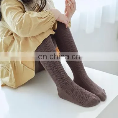 2020 Autumn Children's Leggings Hand-stitched Baby Pantyhose Combed Cotton Dance Socks photo-3