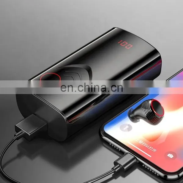 True Wireless Bluetooth Headset TWS T9 in Ear Wireless 5.0 Subwoofer With Charging Compartment Wireless Headset photo-6