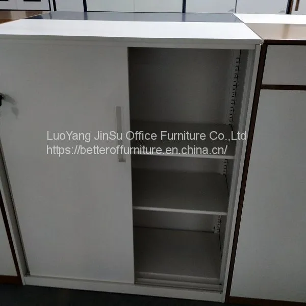 Sliding Steel Door A4 F4 Letter Legal File Storage Cabinet Gray/brown Color Available photo-3