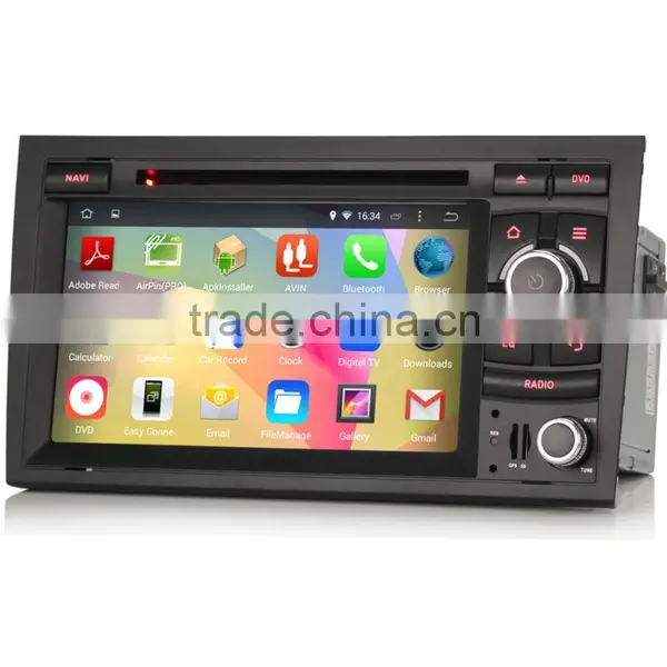 Erisin ES2028A 7" HD Android 4.4.4 GPS 2 Din Car Mulitmedia Audio System for A4 photo-4