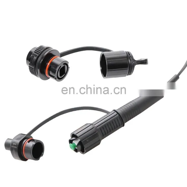 HuaWei Mini SC Waterproof Fiber Optic Connector With FTTH Drop Fiber Optical Cable photo-3