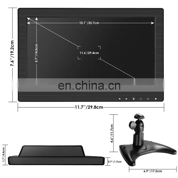 Hottest 12 15 17 Inch POS System Using CE / KC Certificated Pos Stand Tough Screen Monitor for pc Computer photo-4