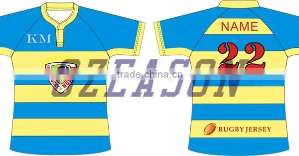 High Quality Club Rugby Jersey With OEM Service and Cheap Price photo-6