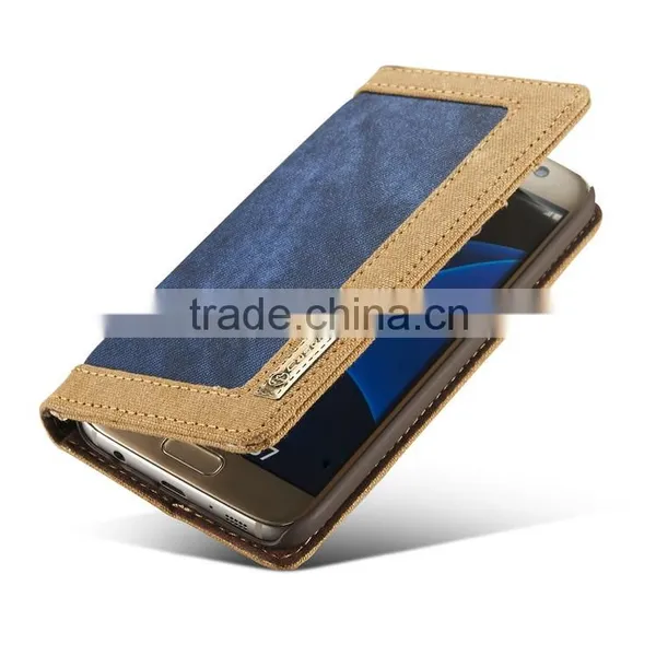 Mobile Phone Leather Flip Case Waterproof Case for Samsung Galaxy s7 , for Galaxy s7 Case , for Samsung Galaxy s7 Edge Case