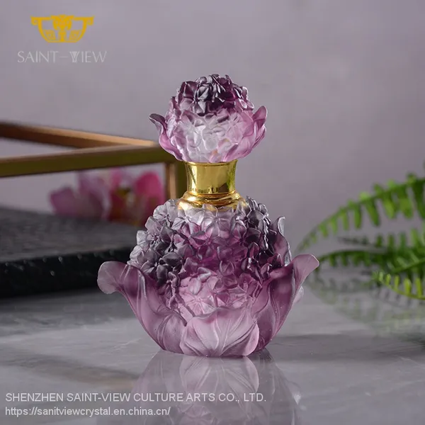 SAINT-VIEW Factory Wholesale Handmade High-Grade Skin Care Decor Roll On Essential Oil Perfume Bottle Set photo-3