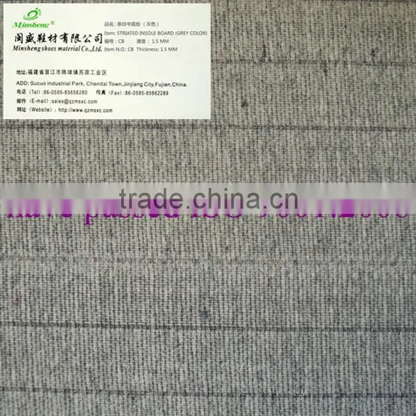 Min Sheng Shoe Making Striate Insole Board CB150